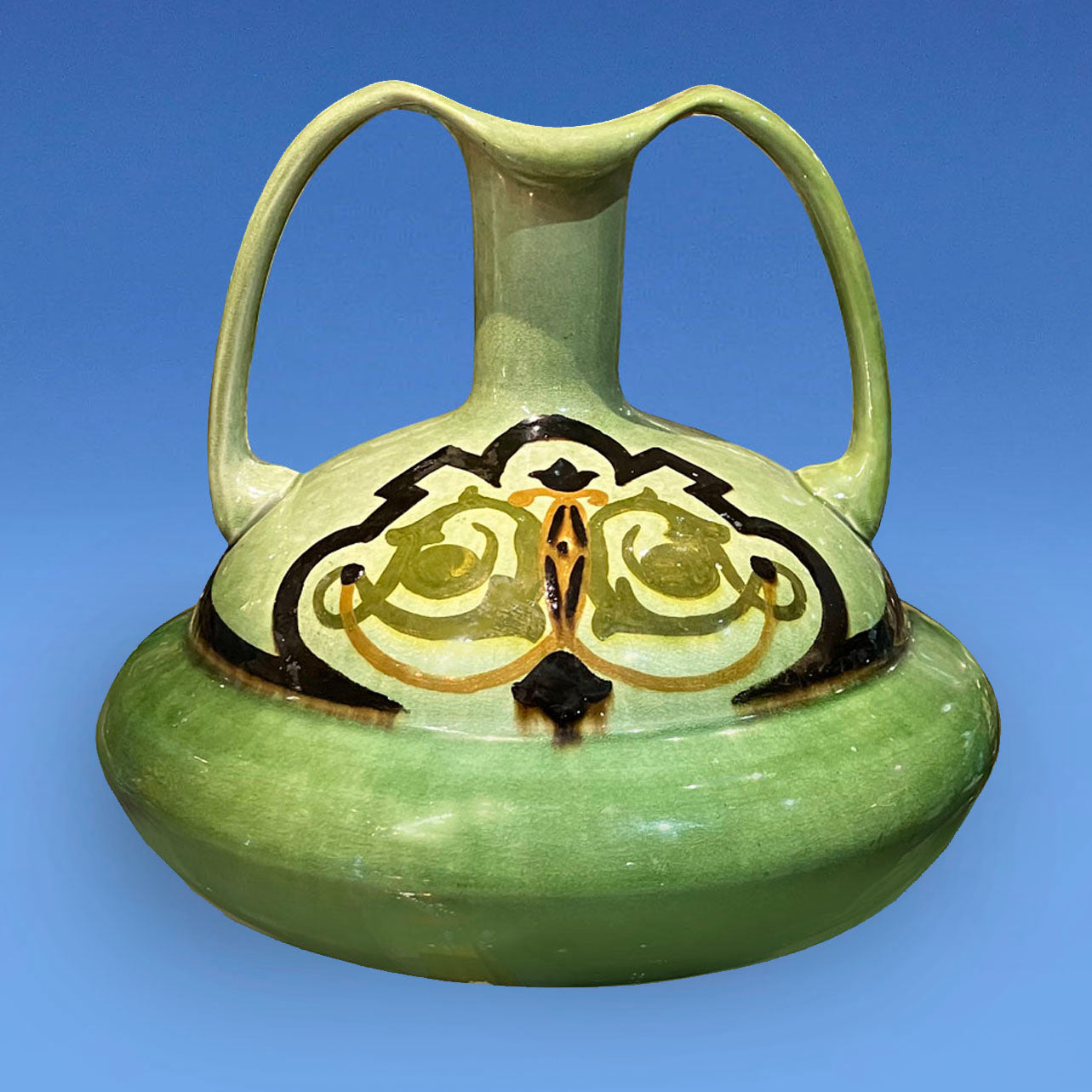 Ault Art Pottery Vase c.1880 designed by Christopher Dresser