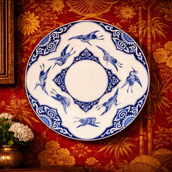 W Brownfield & Sons Porcelain Aesthetic Movement Plate c.1880