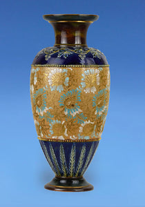 Royal Doulton Stoneware Slater's Patent Lambeth Burslem Vase c.1900