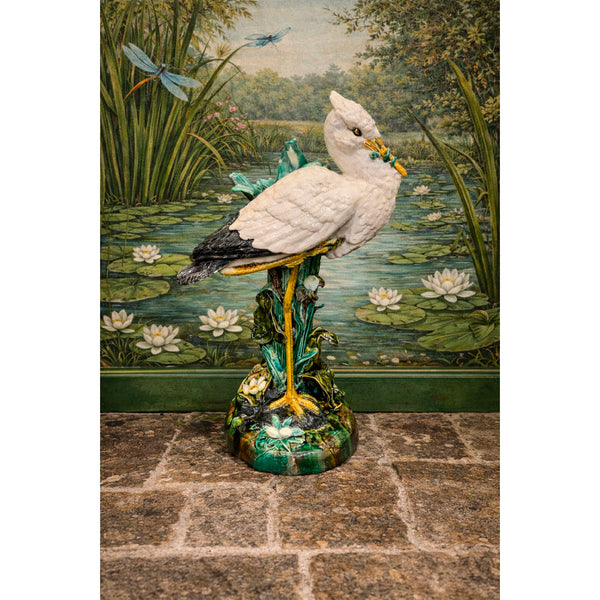 Joseph Holdcroft Majolica Flower Vase c.1880