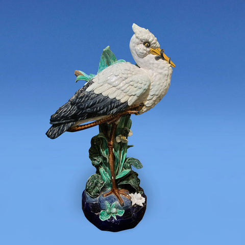 Joseph Holdcroft Majolica Flower Vase c.1880