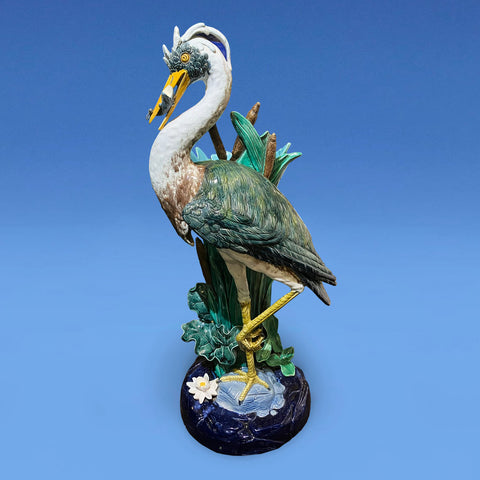 Joseph Holdcroft Majolica Flower Vase c.1880