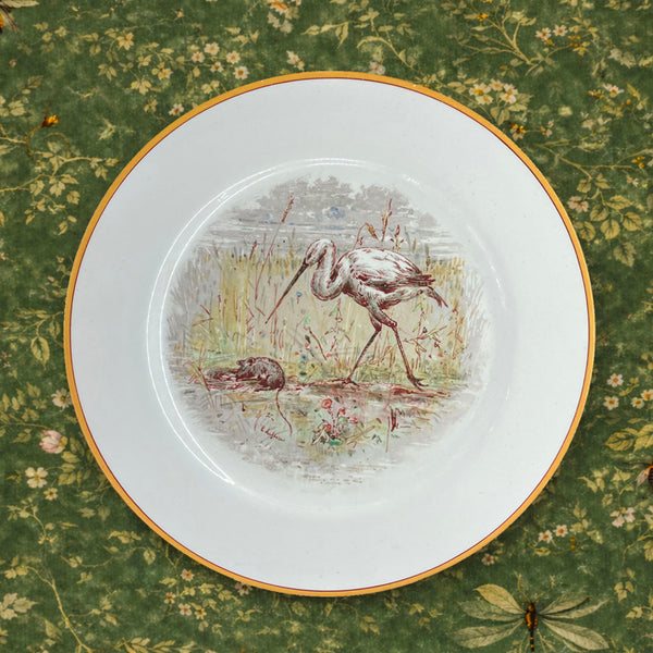 Rare Wedgwood 'Fanstasy' Cabinet Plate c.1870 painted by Emile Lessore