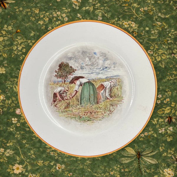 Rare Wedgwood Cabinet Plate c.1870 painted by Emile Lessore