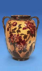Large George Jones Aesthetic Movement 'Madras Ware' Floor Vase c.1880, Provenance John Le Carre