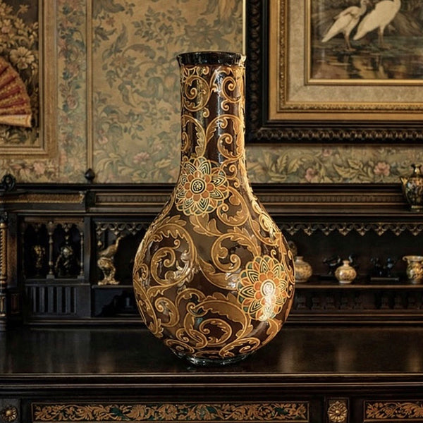 Rare Large Wedgwood Marsden Ware Bottle Vase c.1880