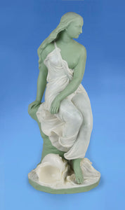 Minton Glazed Parian Figure 'Miranda' c.1855 modelled by John Bell