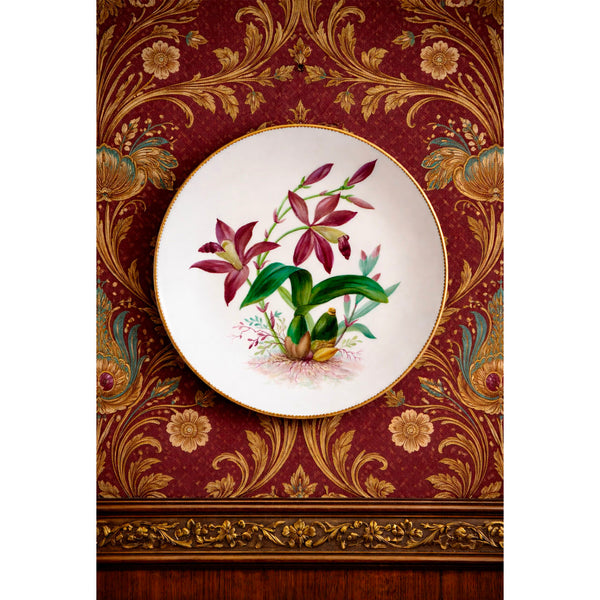 Minton Porcelain Aesthetic Movement Hand Painted Cabinet Plate c.1875