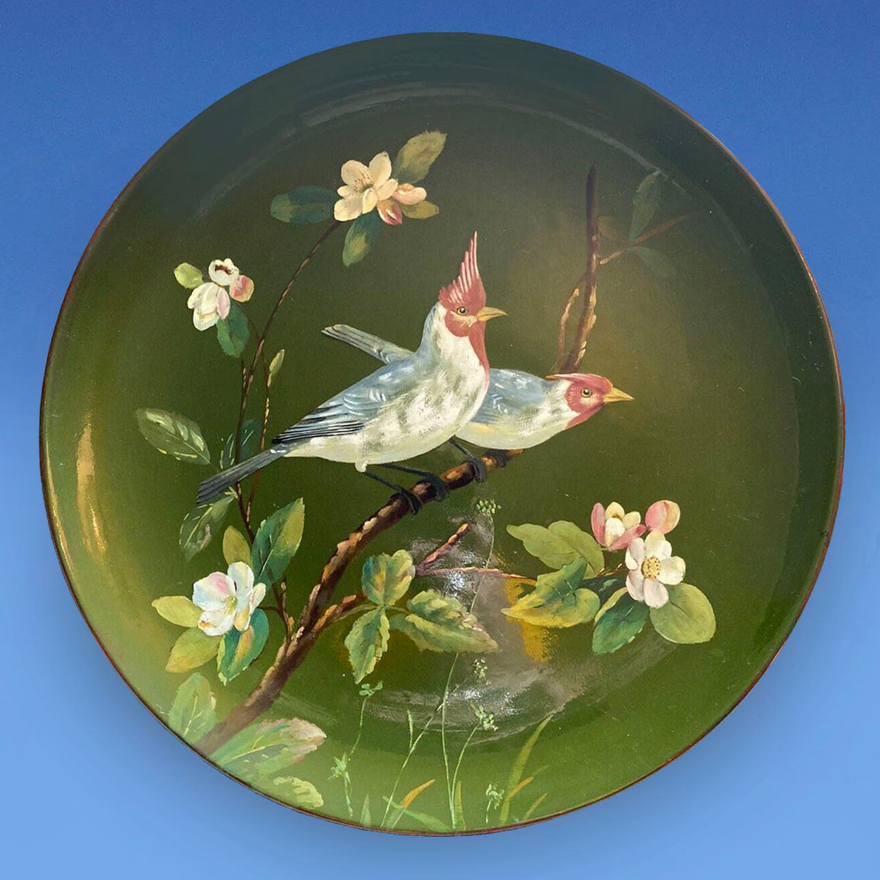 Minton Glazed Terracotta Aesthetic Movement Plaque c.1875