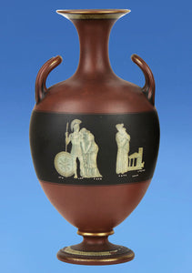 F&R Pratt & Company Terracotta Neo Classical Vase c.1860