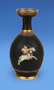 F&R Pratt & Company Glazed Earthenware Neo Classical Vase c.1860