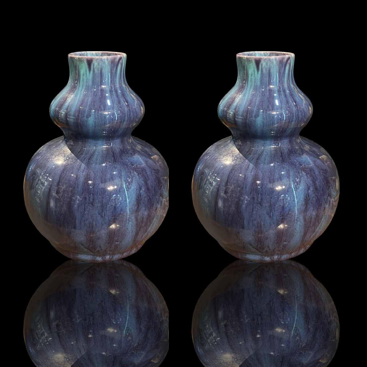 Pair of James Plant Art Pottery Vases c.1910
