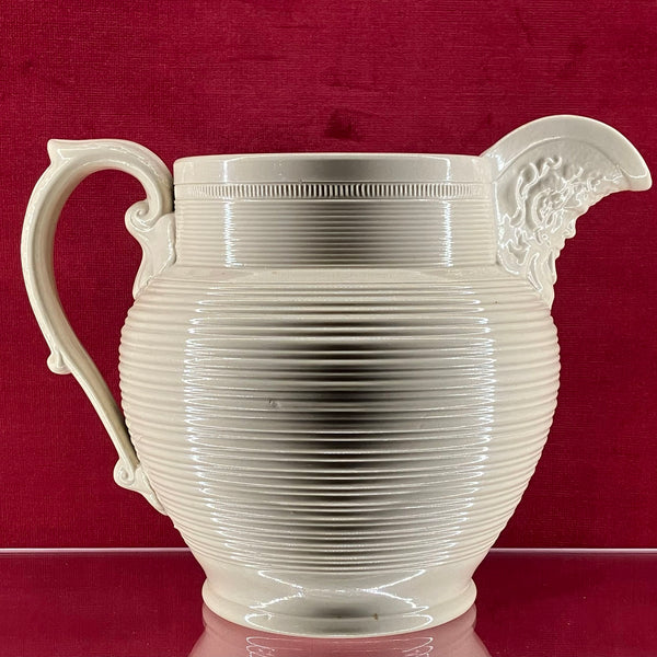 William Ridgway & Co.  Engine Turned Stoneware Jug c.1850