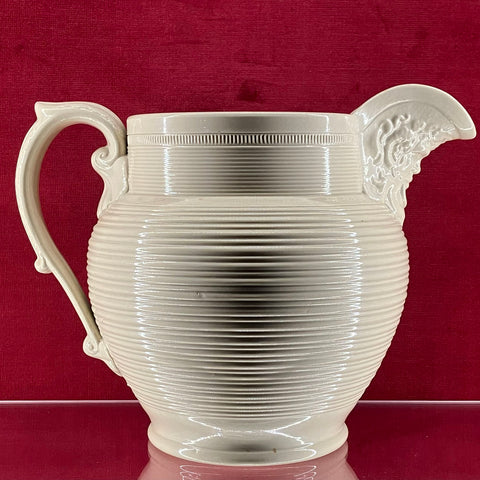 William Ridgway & Co.  Engine Turned Stoneware Jug c.1850