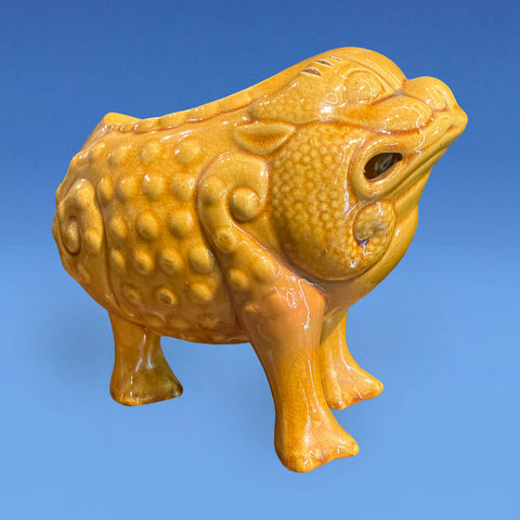 Wardle & Co. Art Pottery Grotesque Spoon Warmer c.1880