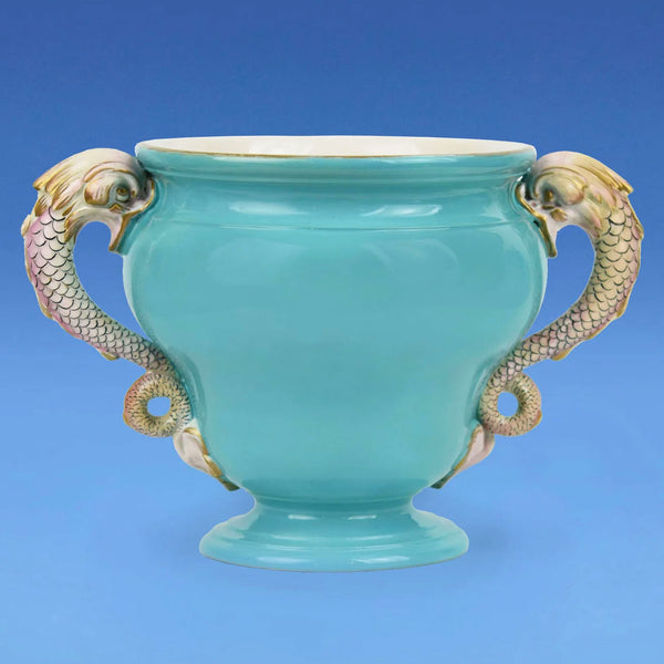 Wedgwood Glazed Earthenware Vase Designed by Christopher Dresser c.1866