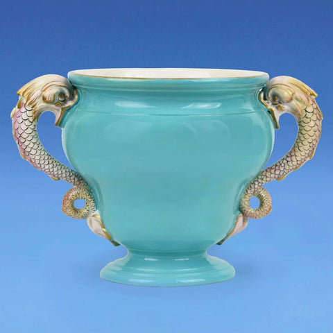 Wedgwood Glazed Earthenware Vase Designed by Christopher Dresser c.1866