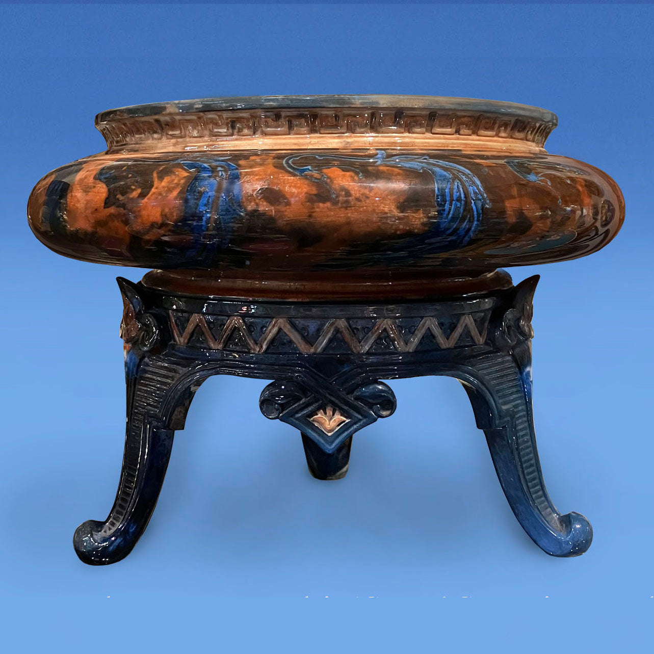 Rare Royal Worcester Sabrina Ware Centrepiece Bowl c.1895