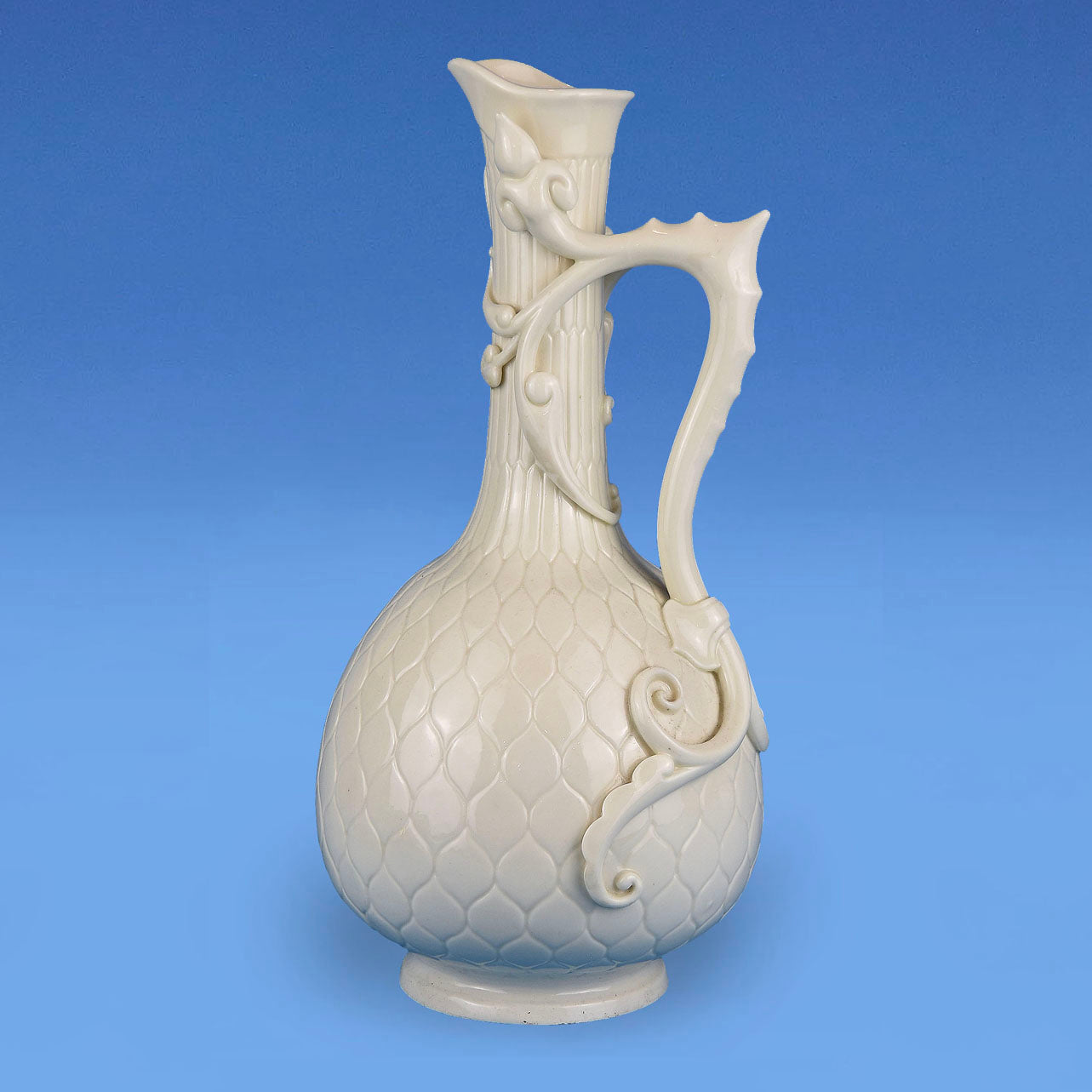 Royal Worcester Porcelain Aesthetic Movement ewer c.1875