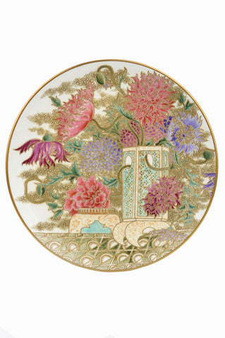 J. Callowhill & Co. Worcester, Porcelain Aesthetic Movement cabinet Plate c.1882