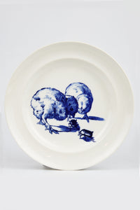Mintons Ducklings Dessert Plate c.1875 Designed by Gustav Leonce
