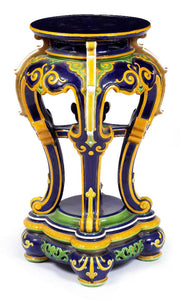 Minton Majolica Aesthetic Movement Pedestal c.1873