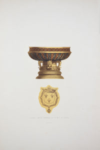 Original Lithograph From 'Recviel did Fayences Francaises dites de Henri II, Diane De Poitiers' c.1861