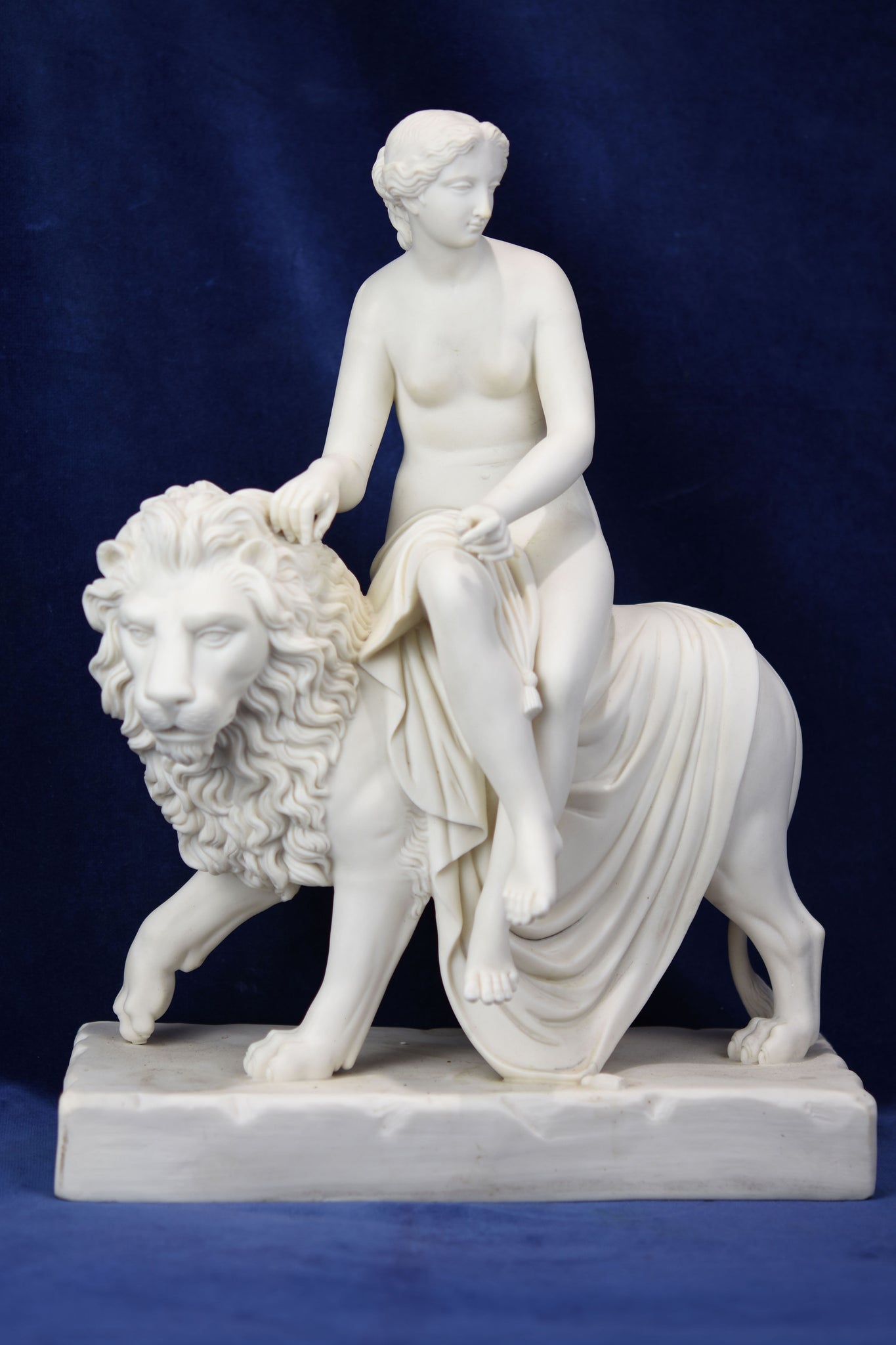 Parian Ware 'Una & The Lion' c.1860 after John Bell